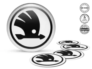 Skoda Felgendekoration Ausgabe Individuelle Silikonsticker